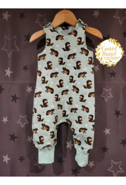 Strampler Lybstes handmade Murmeli mint Grösse 80