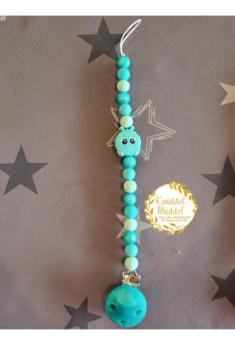 Nuggikette aus Silikon Monsterli mint