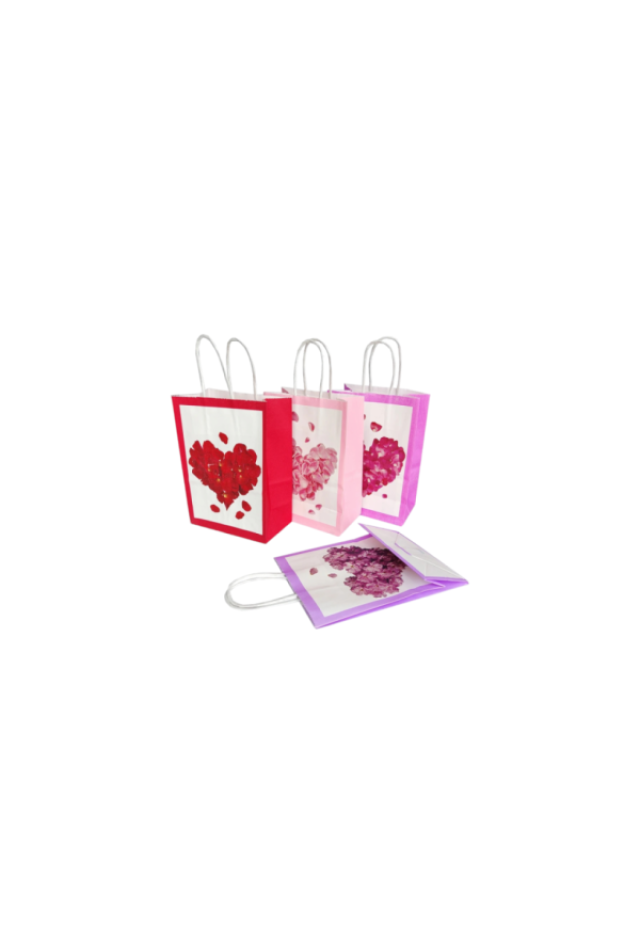 Geschenkstasche Blumenherz
