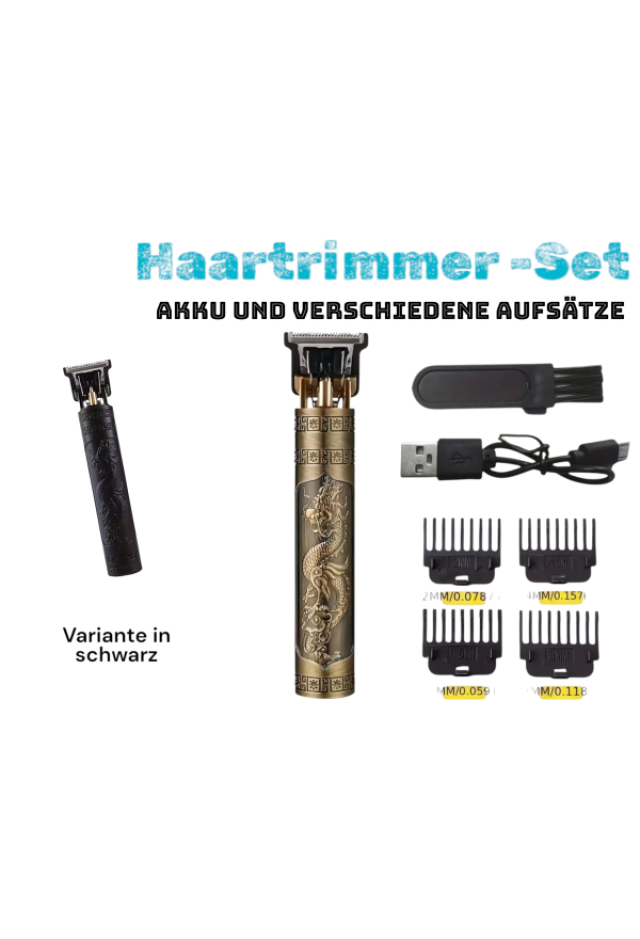 Haartrimmer akku gold