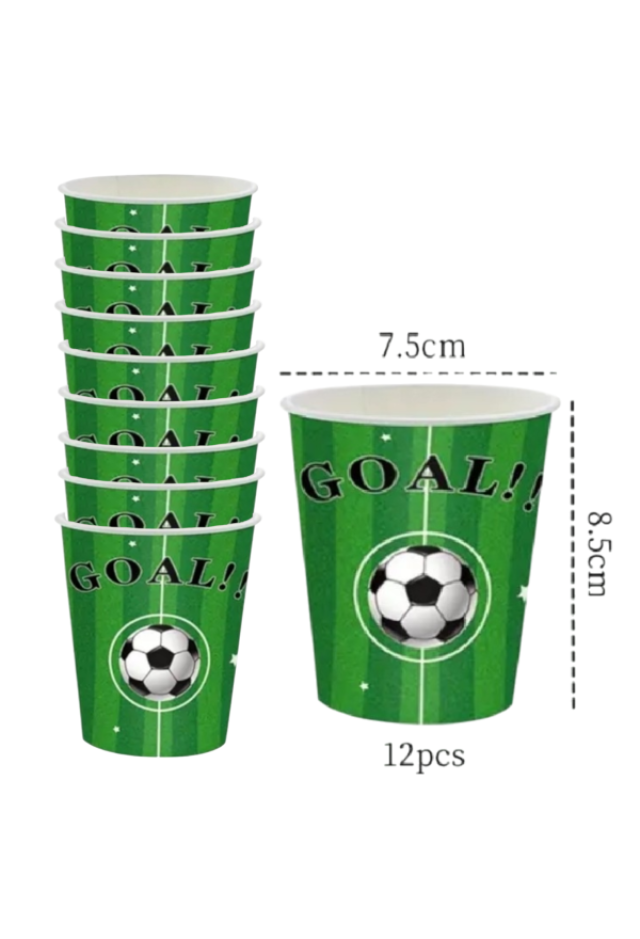Becher Fussball 2 dl 12pcs