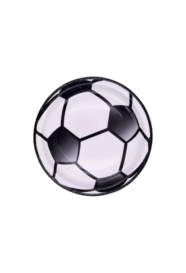 Teller Fussball 18cm 24pcs
