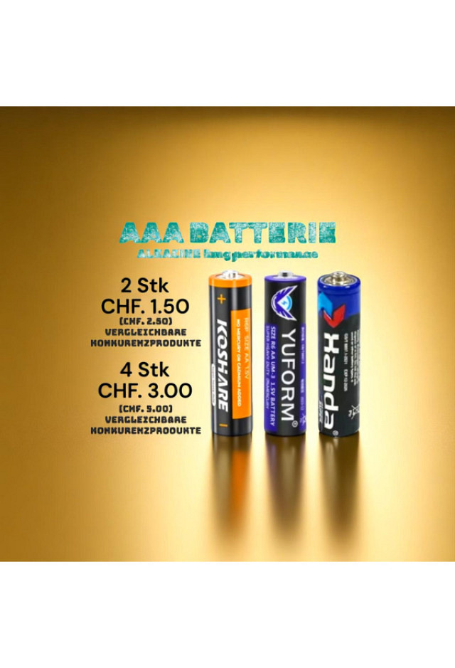 Batterie Alkaline AA 4 Stk.