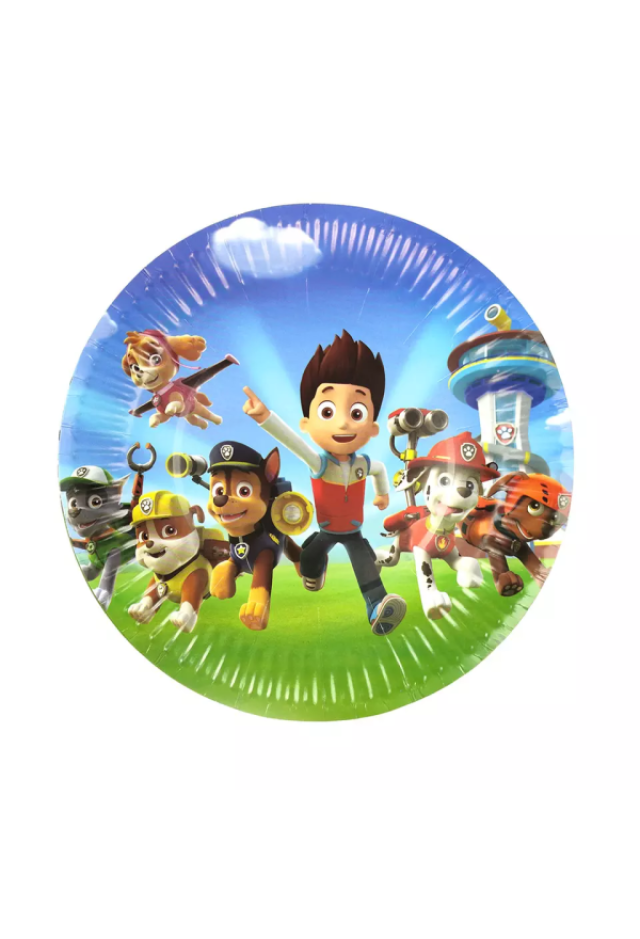 Teller Paw Patrol 18 cm 10 pcs Typ 1
