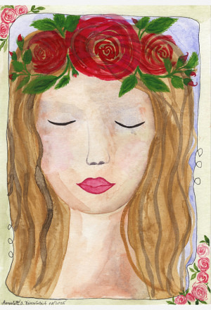 Die Rosenträumerin