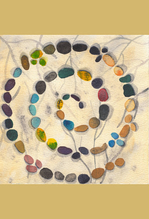Spirale Strandgut